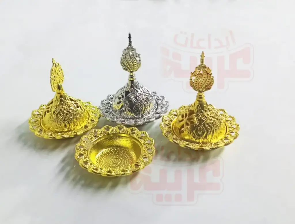 طبق مبخرة اسلامي تقيل دهبي  شعلة