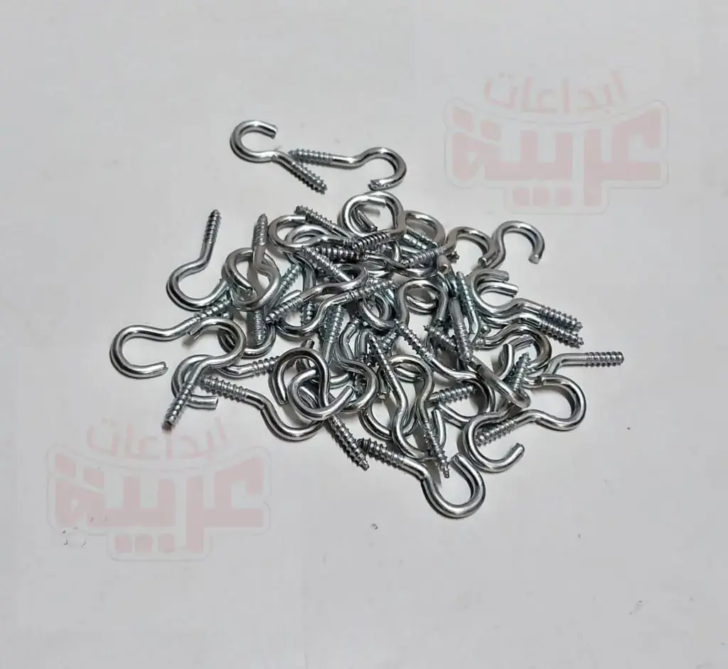 مسمار بورمة مفتوح فضي 100