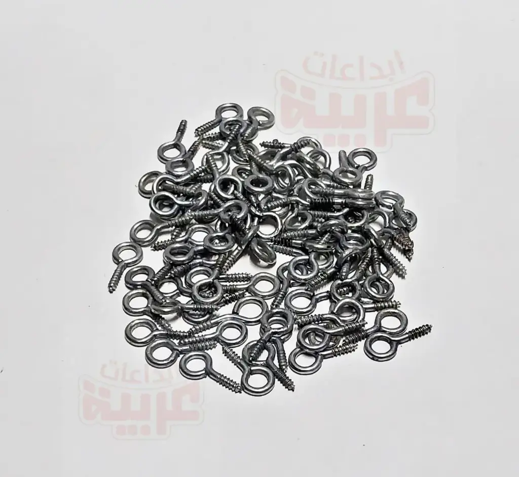 مسمار بورمة مقفول فضي 100