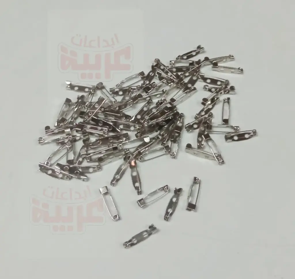  كيس دبوس نيم تاج معدن 2 سم 1000 قطعة 