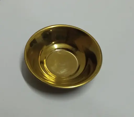 طبق مبخرة دهبي  استانلس 7 سم 