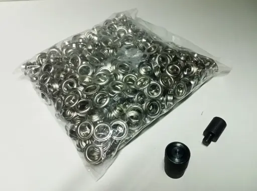 كبسولة مخرومة  فضي 14 مم الكيس 500