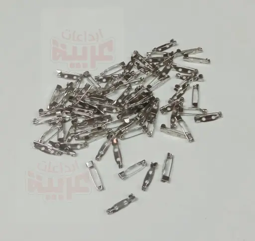 كيس دبوس نيم تاج معدن 2.5 سم 1000 قطعة 